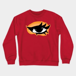 Orange Power Eyeball Crewneck Sweatshirt